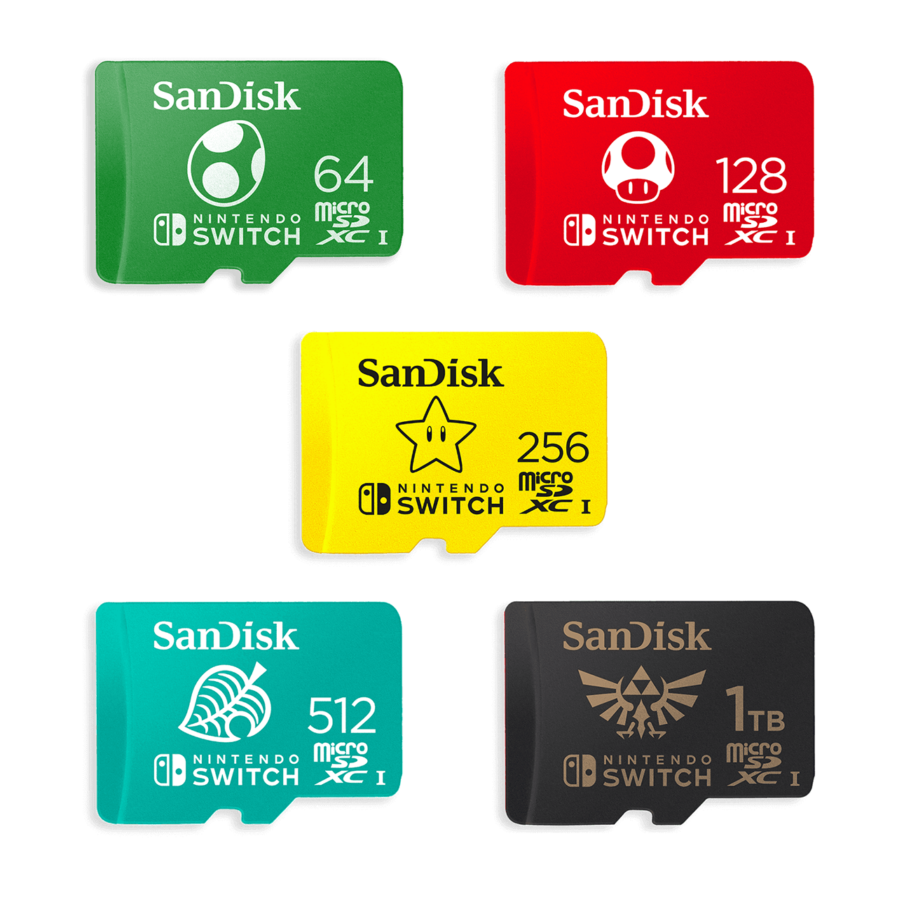 256GB Nintendo®-Licensed Memory Cards For Nintendo Switch