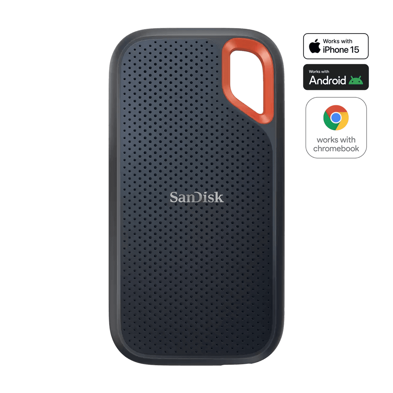 SanDisk Extreme Portable SSD USB 3.2 Storage Device Front