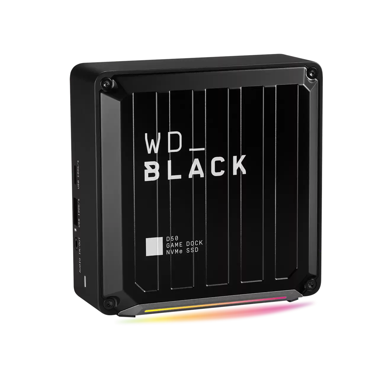 WD Black D50 Game Dock NVMe Thunderbolt 3 SSD Front - Zoom Image