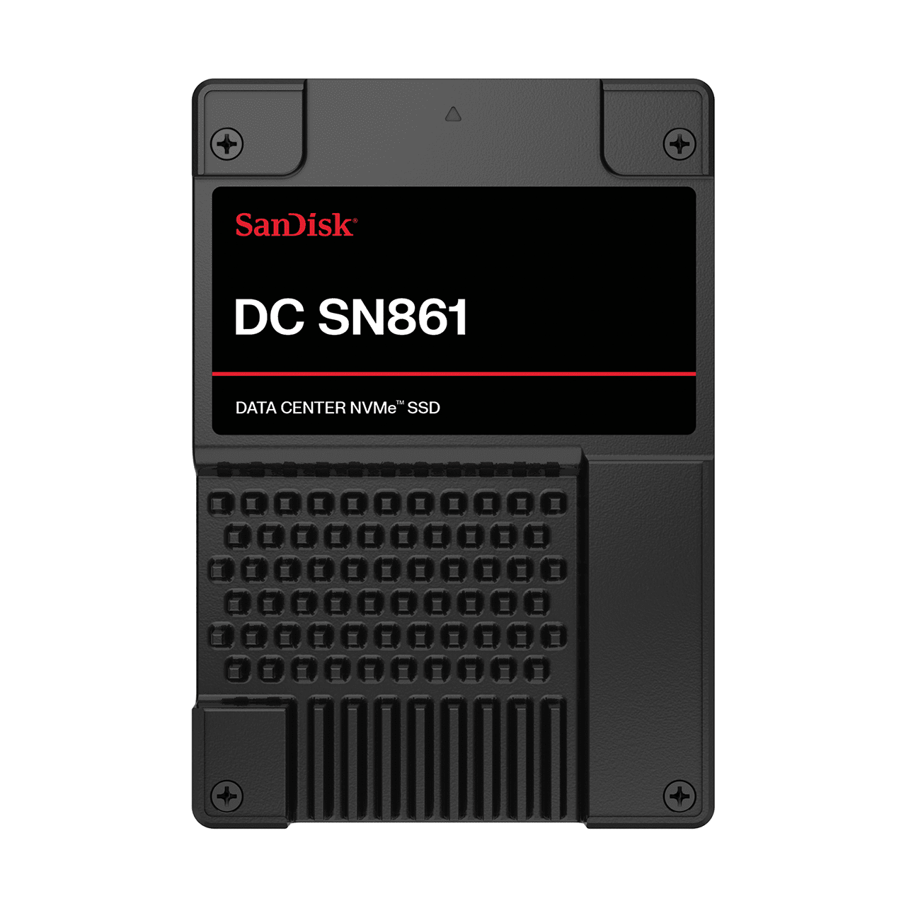 SanDisk DC SN861 NVMe SSD U.2 Front