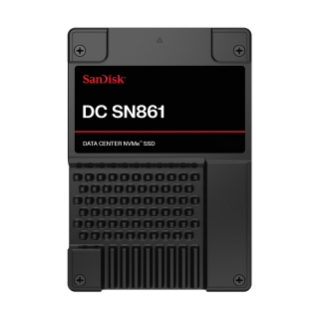 SanDisk DC SN861 NVMe SSD U.2 Front