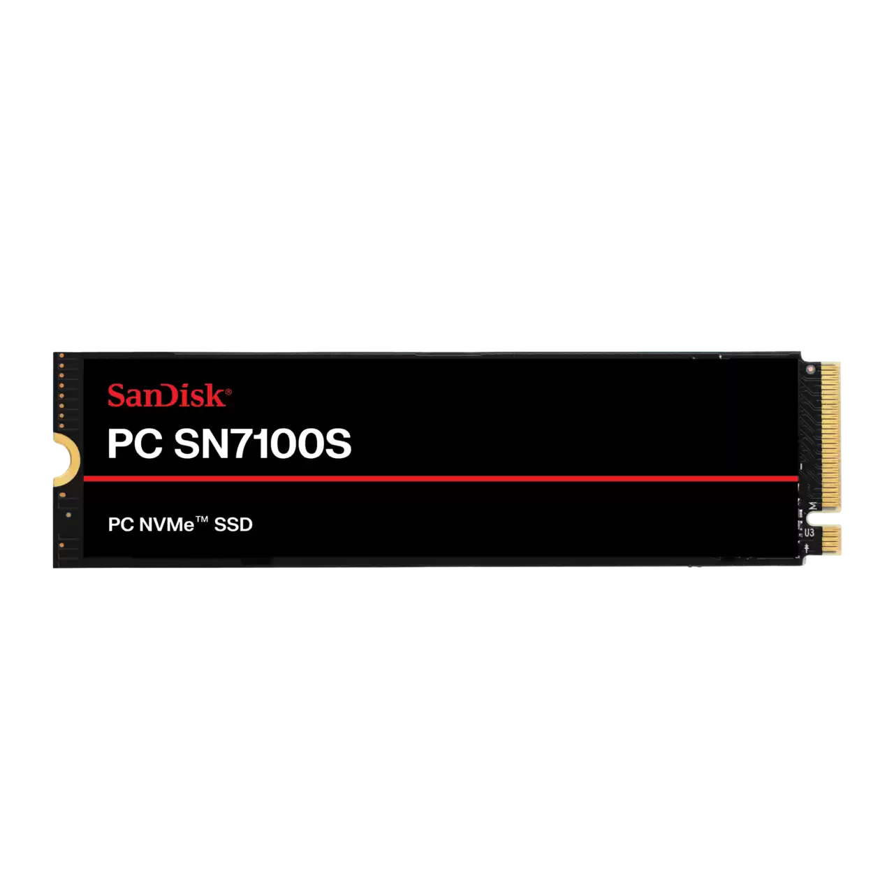SanDisk PC SN7100S NVMe SSD M.2 2280 Front- Zoom Image