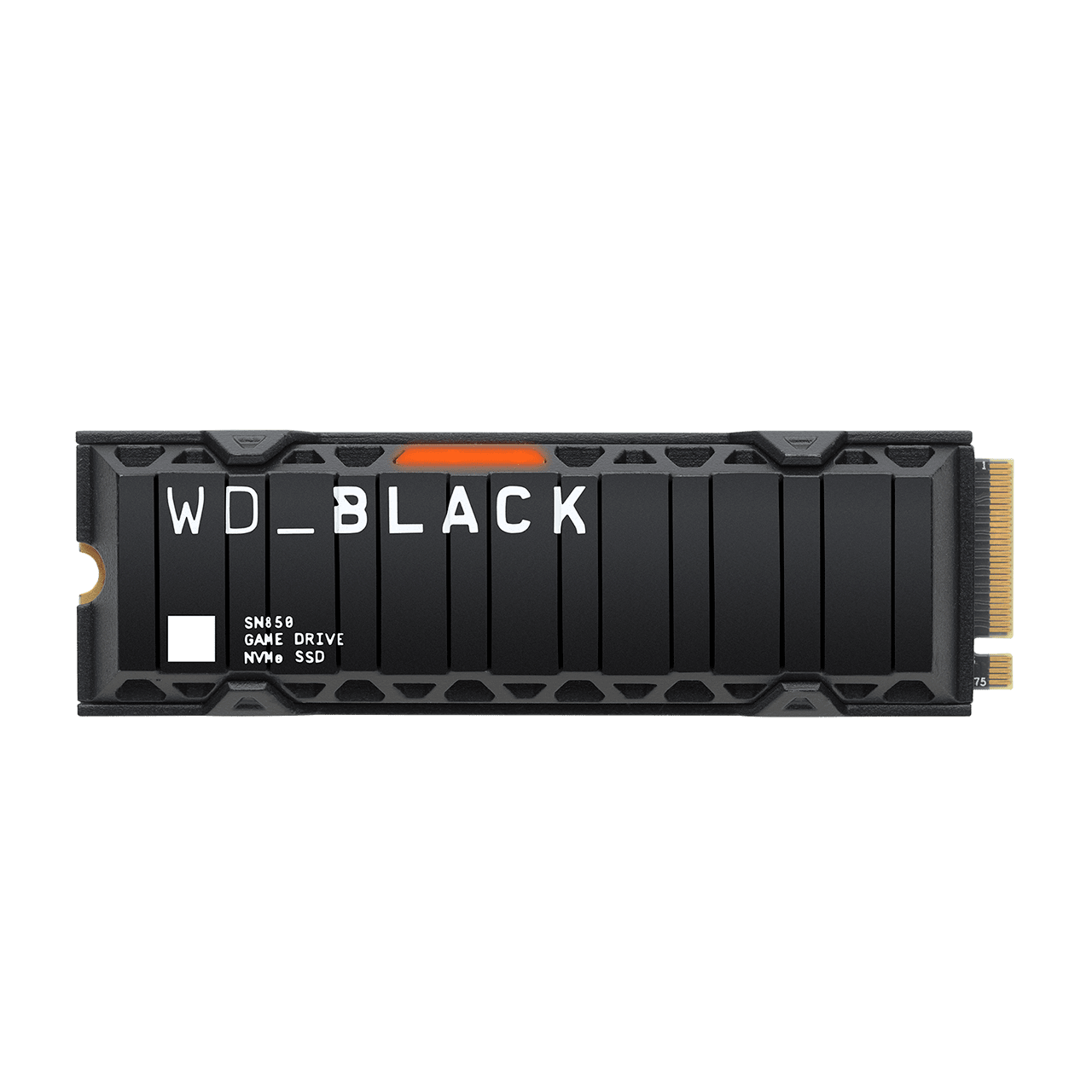 WD_BLACK\u2122 SN850 NVMe\u2122 SSD with Heatsink - 500GB - Image1