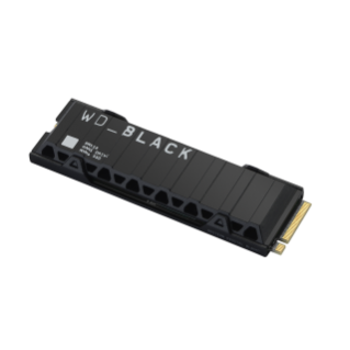 WD Black SN850 NVMe SSD Headsink Overhead