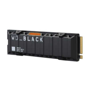 WD Black SN850 NVMe SSD Headsink Side