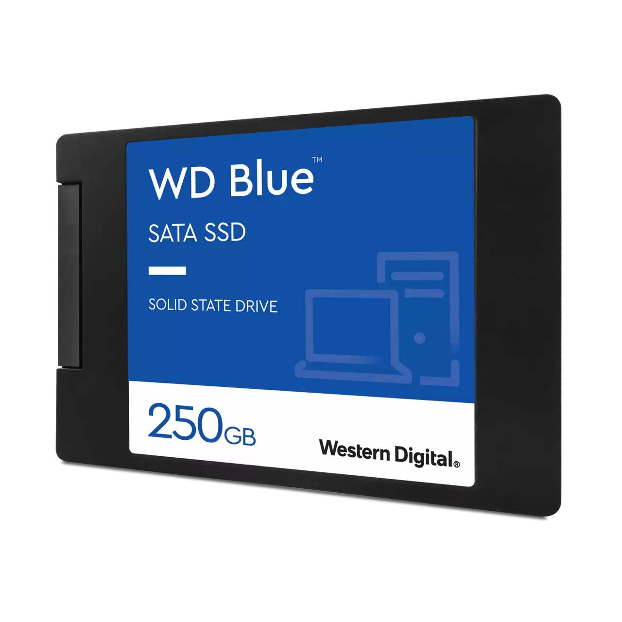 WD Blue 3D Nand Sata SSD 250GB Left- Zoom Image
