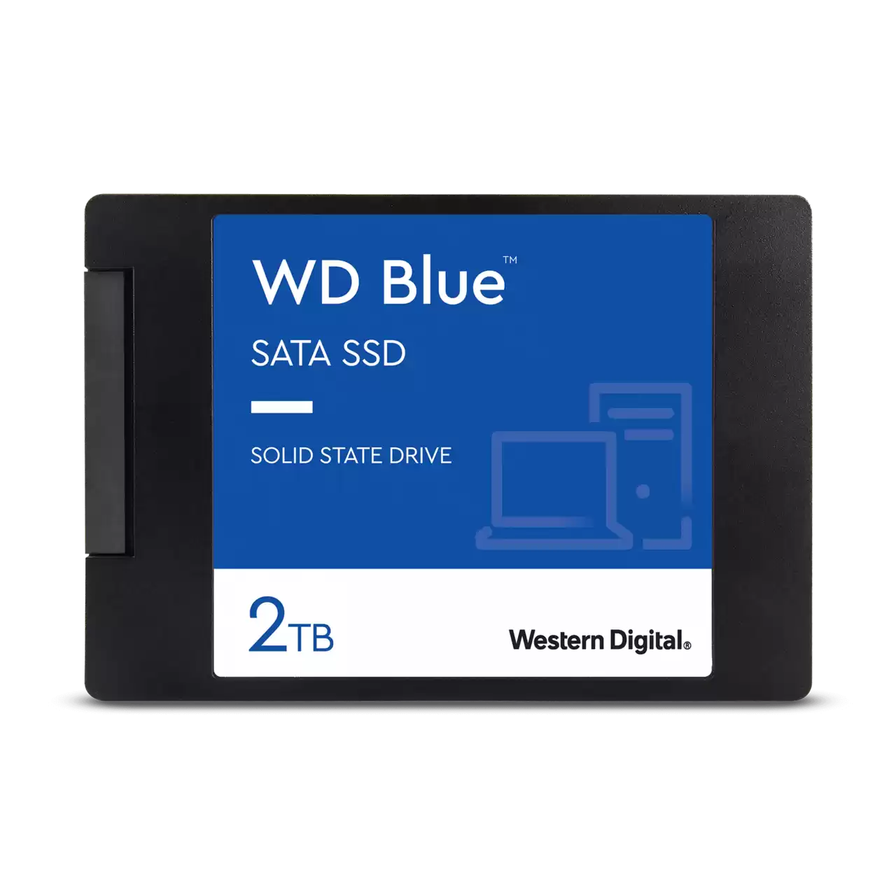 WD Blue 3D Nand Sata SSD 2TB Front- Zoom Image