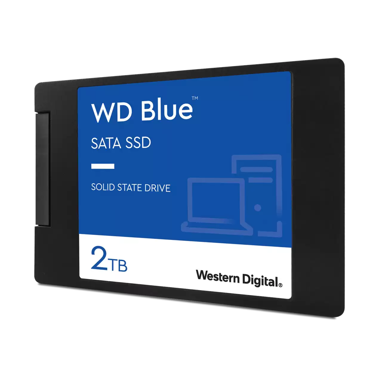WD Blue 3D Nand Sata SSD 2TB Left- Zoom Image
