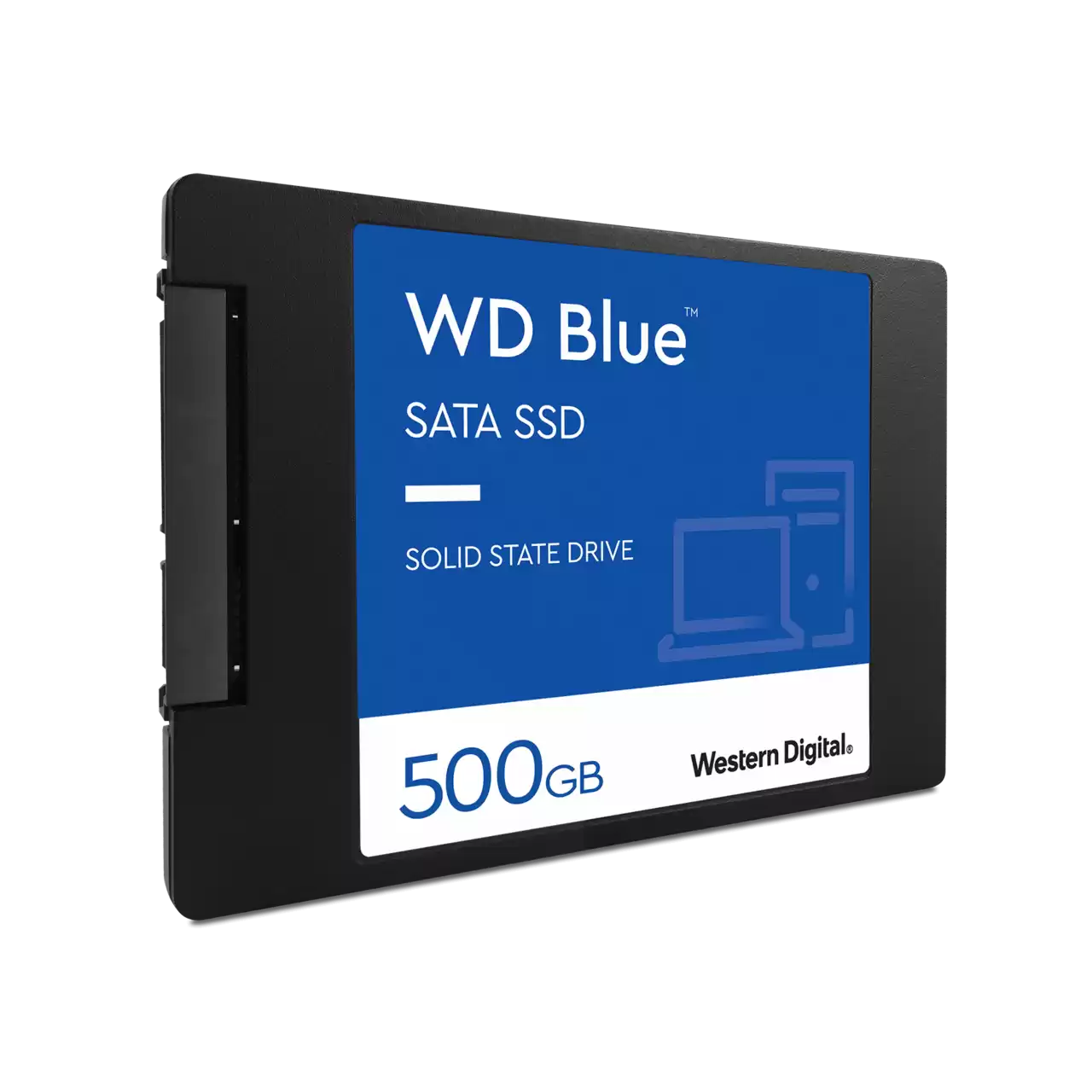 WD Blue 3D Nand Sata SSD 500GB Right- Zoom Image
