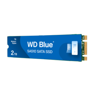 WD Blue SA510 SATA SSD M.2 2TB Left