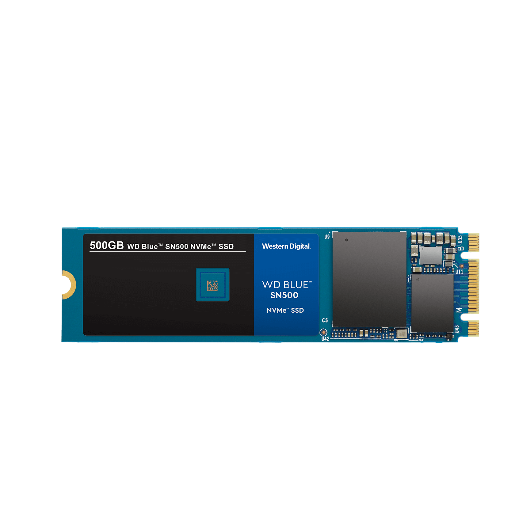 Wd blue sn500 nvme wds500g1b0c top