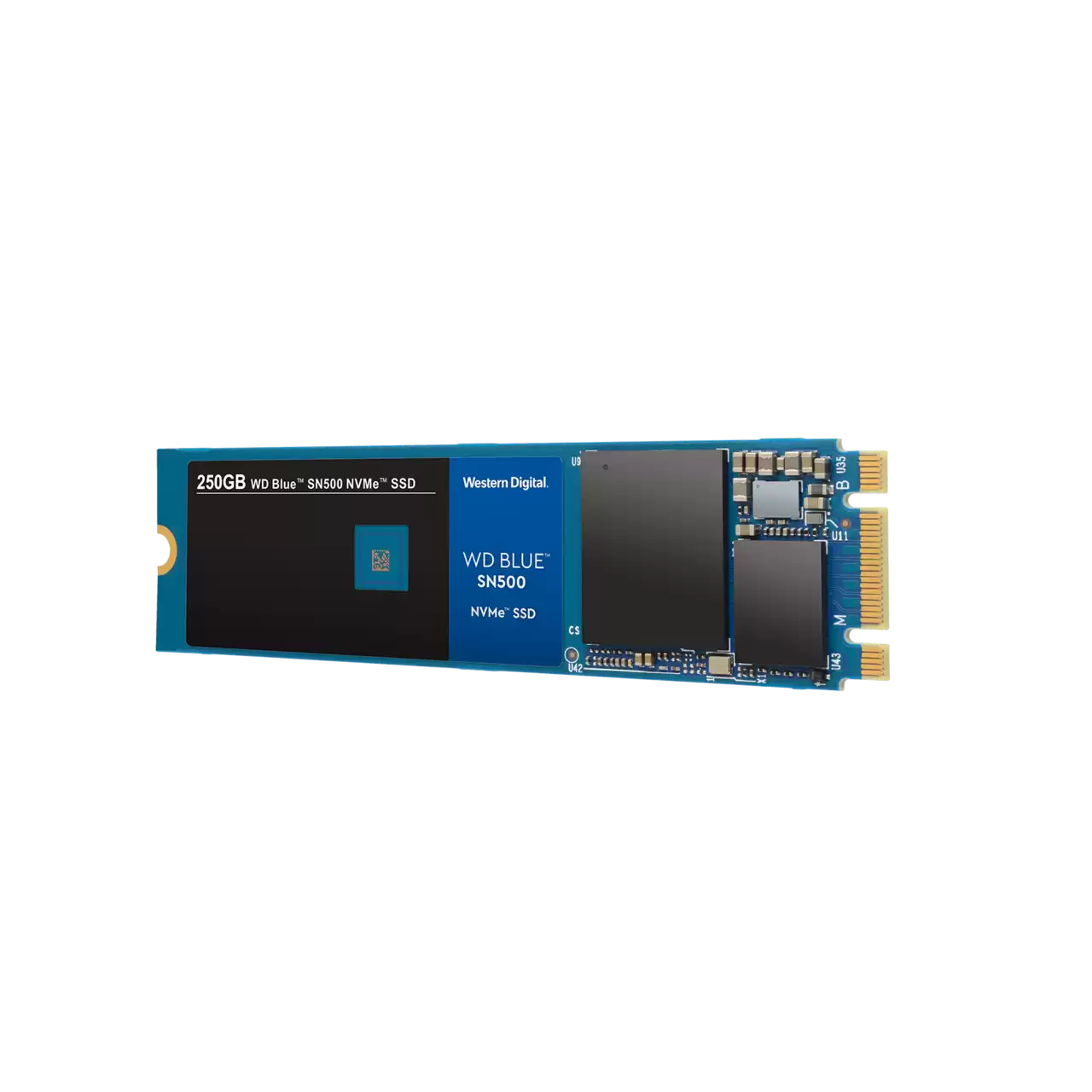 WD Blue SN500 NVME SSD Right Angle- Zoom Image