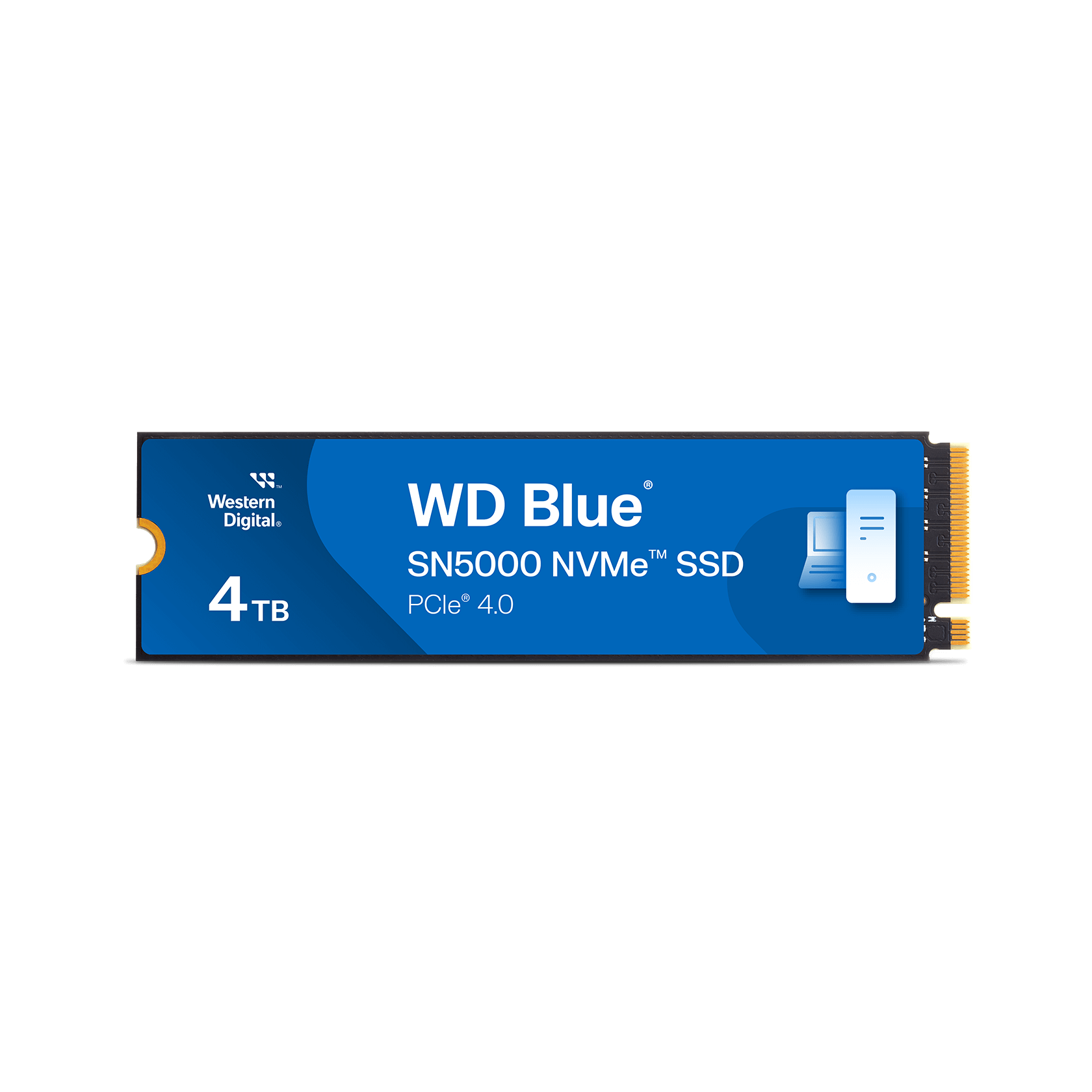 Western Digital 4TB WD SN5000 NVMe, Blue - WDS400T4B0E-00BKY0
