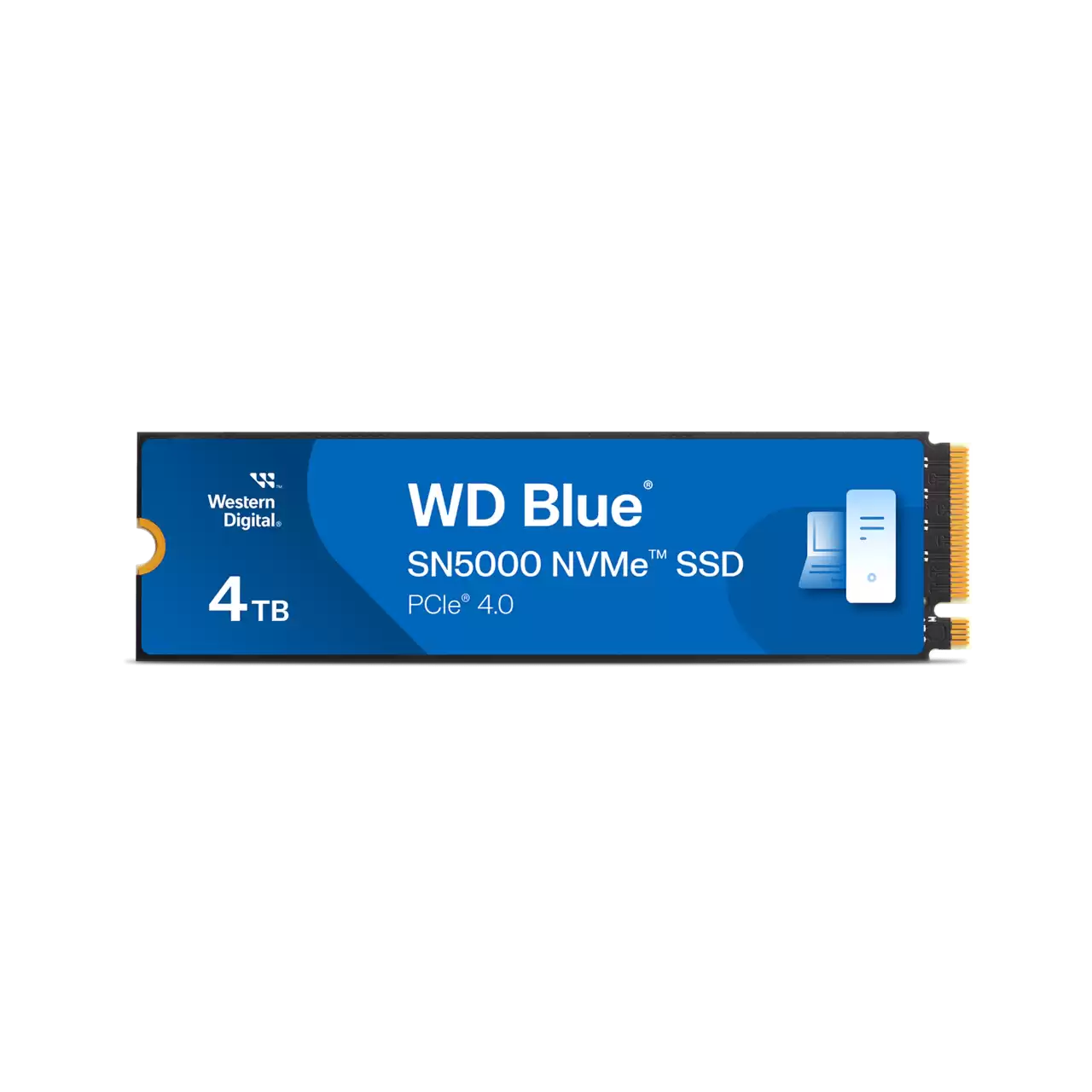 WD Blue SN5000 NVMe SSD 4TB Front- Zoom Image