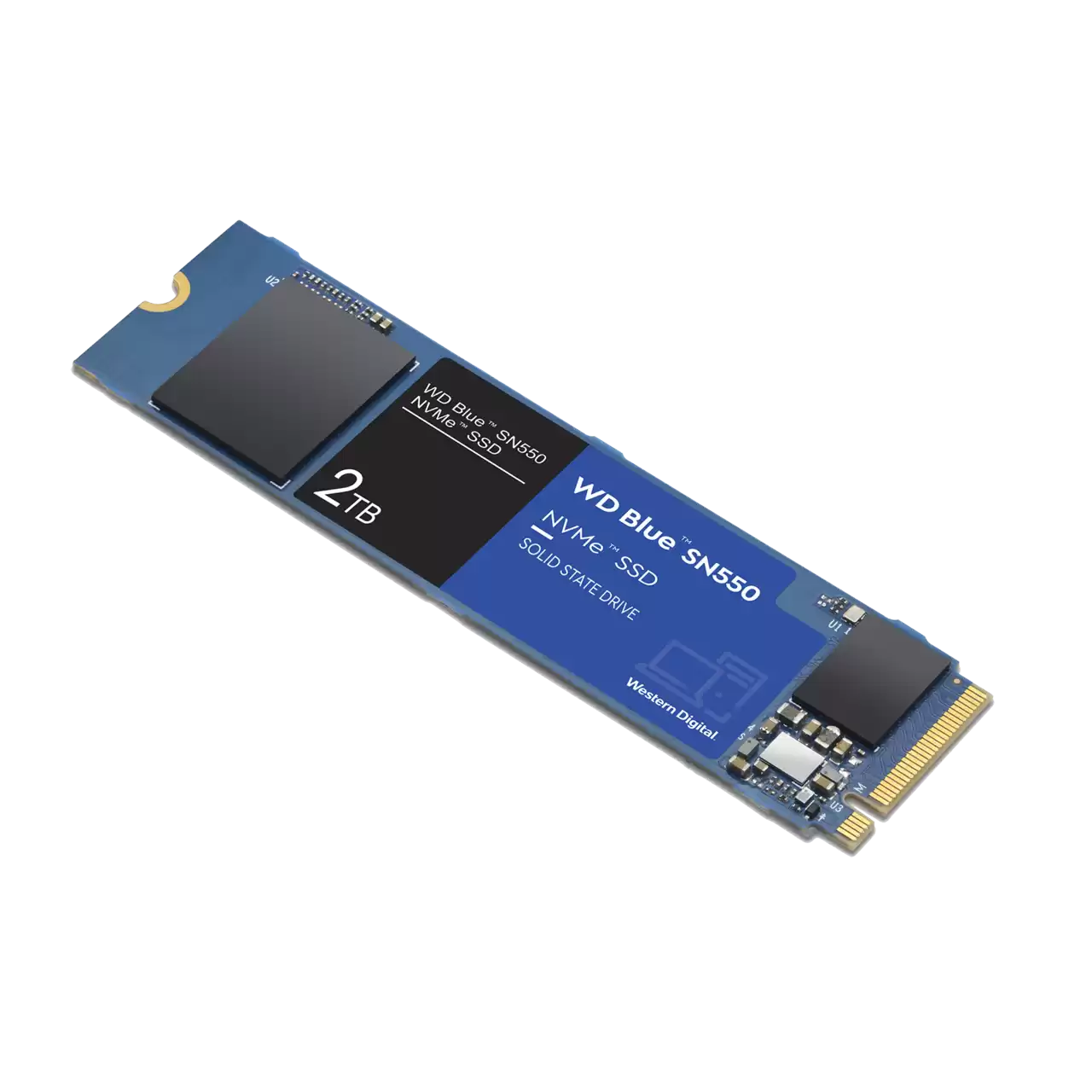WD Blue SN550 NVME SSD Flat 2GB- Zoom Image