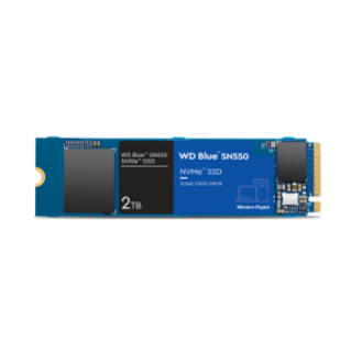 WD Blue SN550 NVME SSD Front 2GB