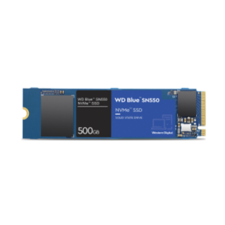 WD Blue SN550 NVME SSD Front 500GB