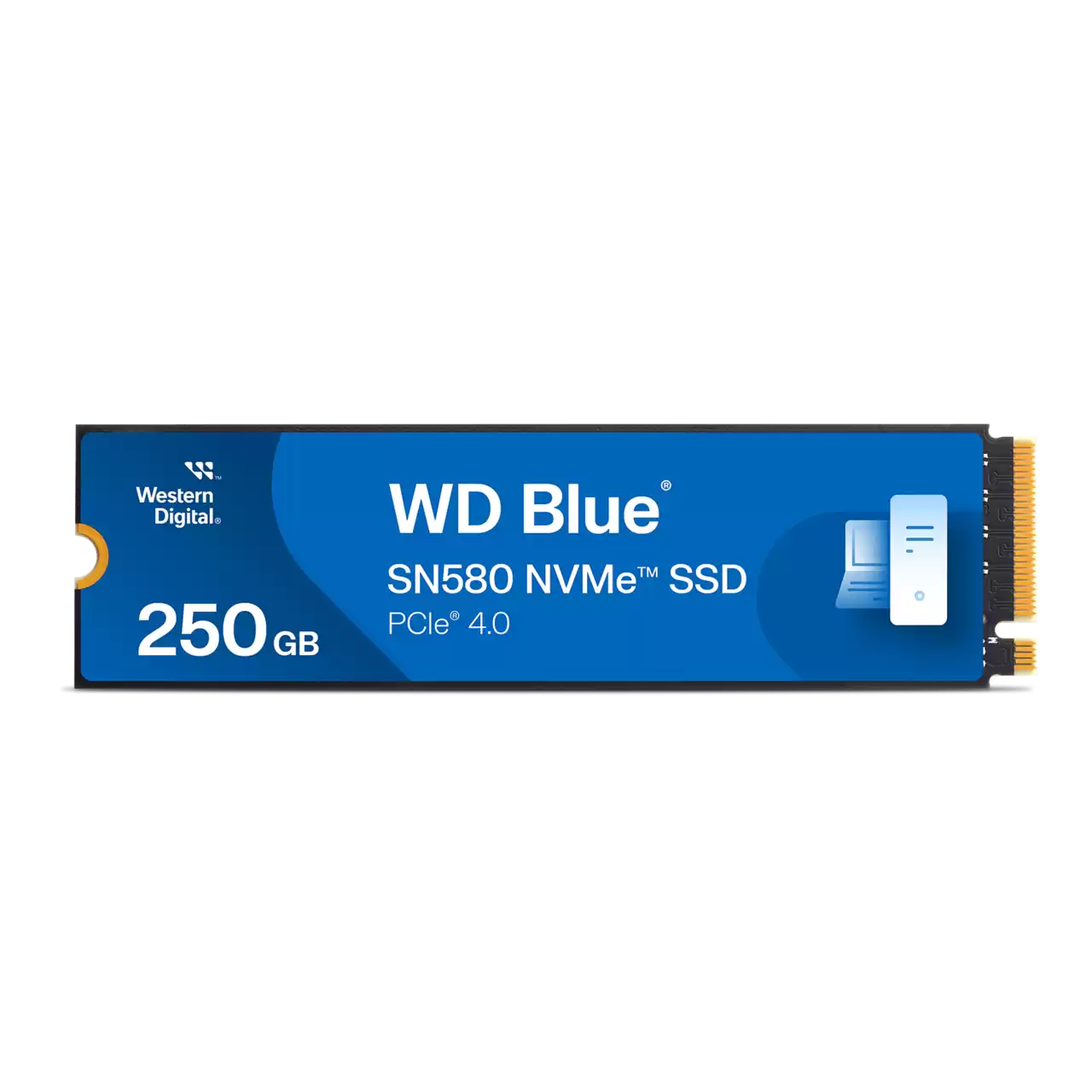 WD Blue SN580 NVMe SSD 250GB Front- Zoom Image