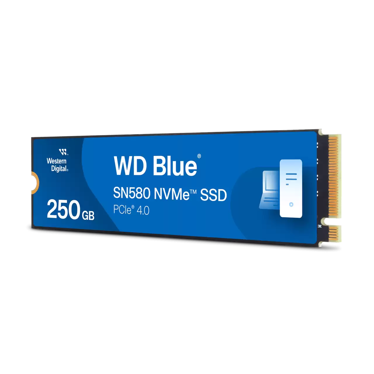 WD Blue SN580 NVMe SSD 250GB Left- Zoom Image