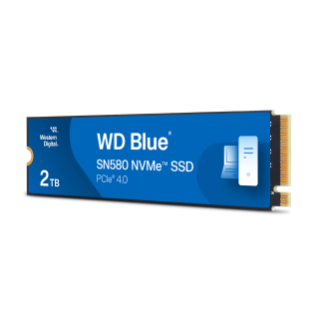 WD Blue SN580 NVMe SSD 2TB Left
