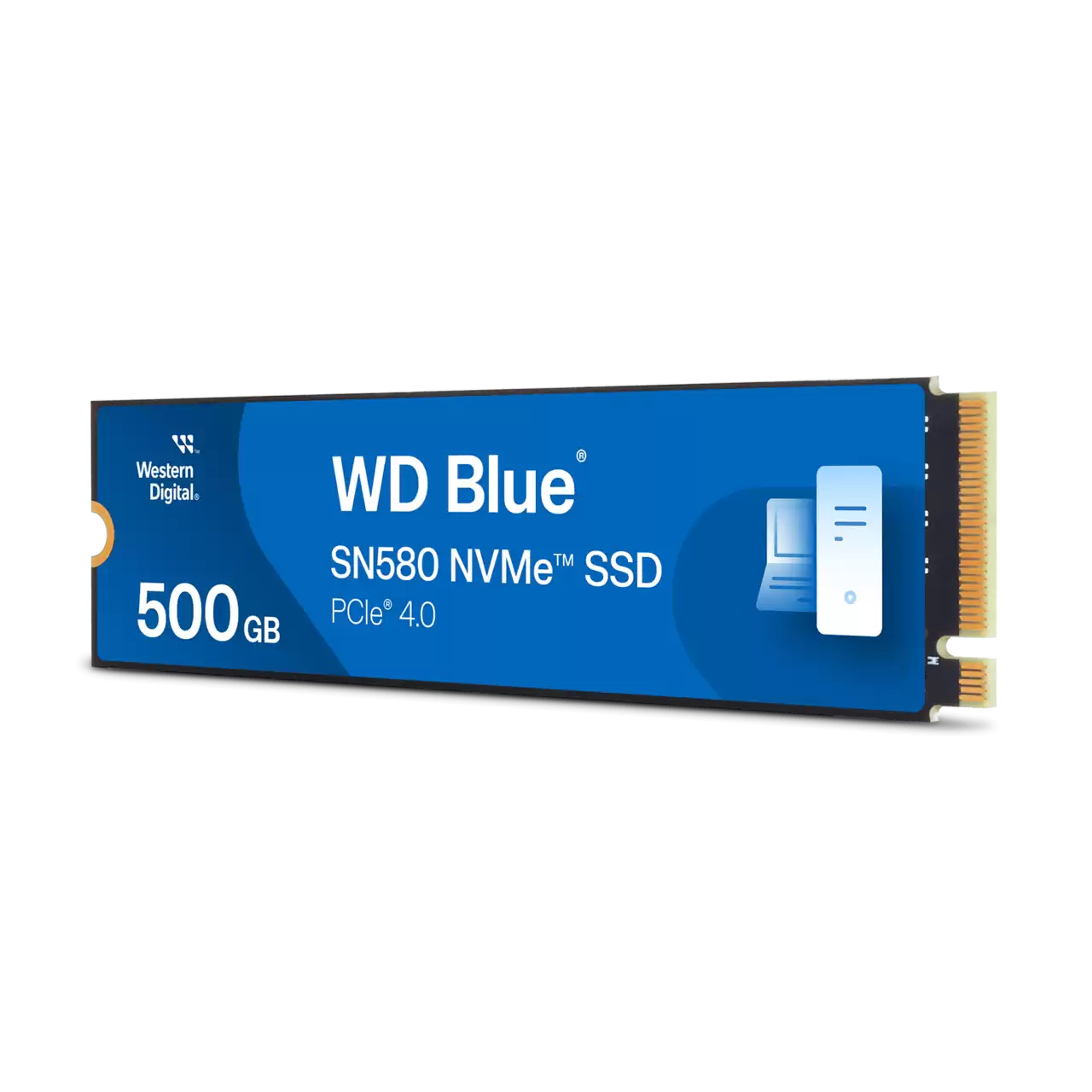 WD Blue SN580 NVMe SSD 500GB Left- Zoom Image