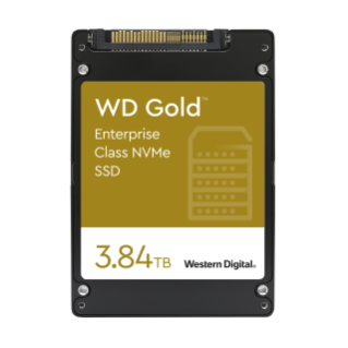 WD Gold NVME SSD 3.84TB Front