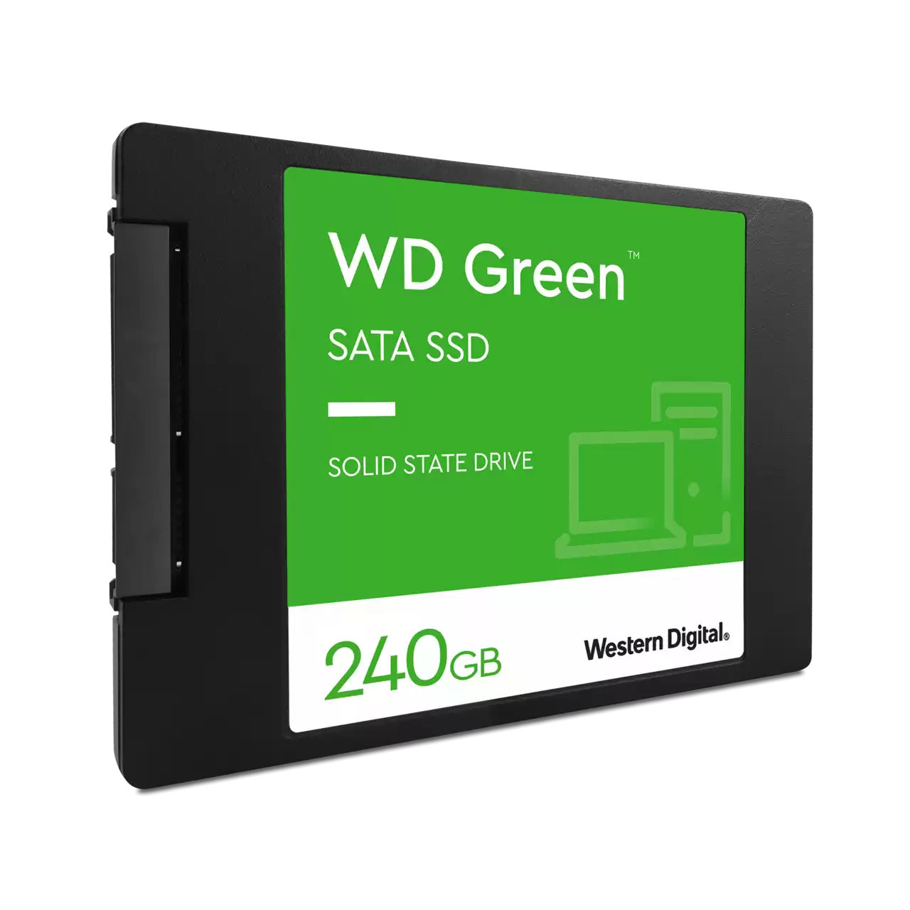 WD Green SSD Front Right 240GB- Zoom Image