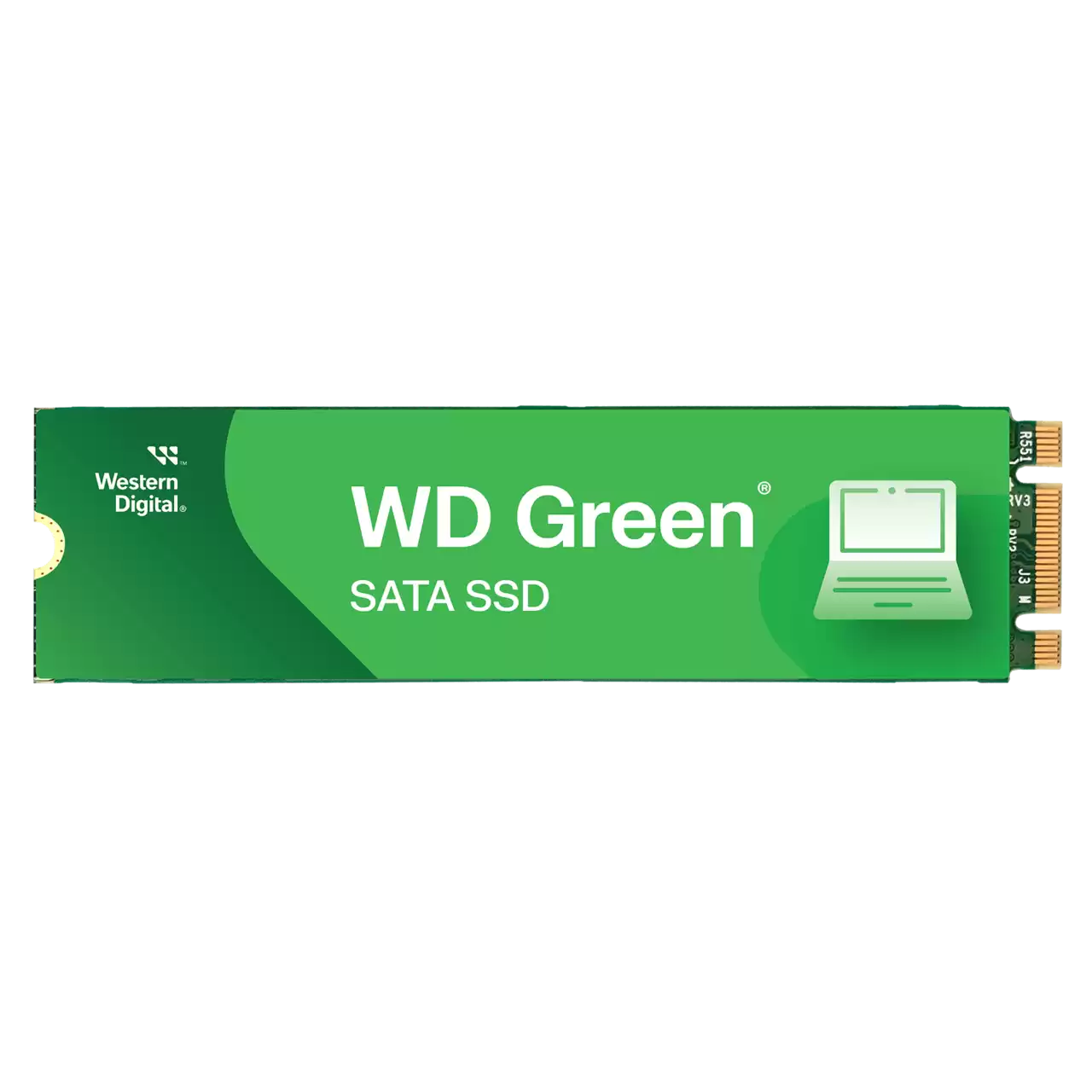 WD Green SSD M2 Front 120GB- Zoom Image
