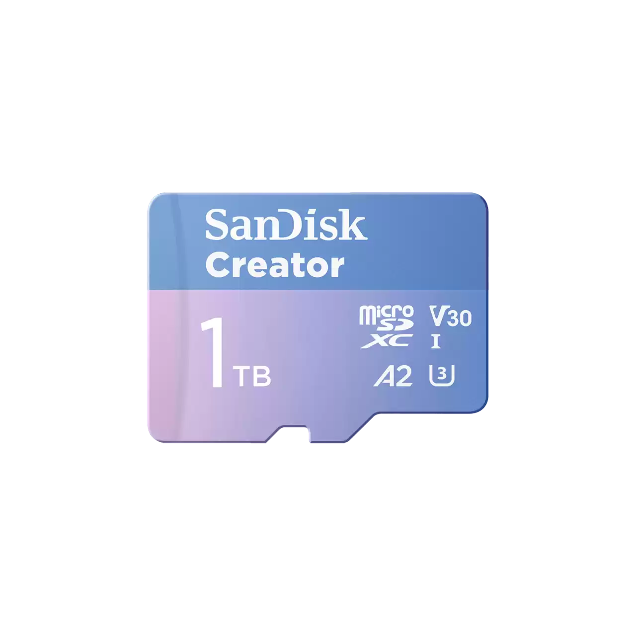 SanDisk Creator microSD Card 1TB Front- Zoom Image