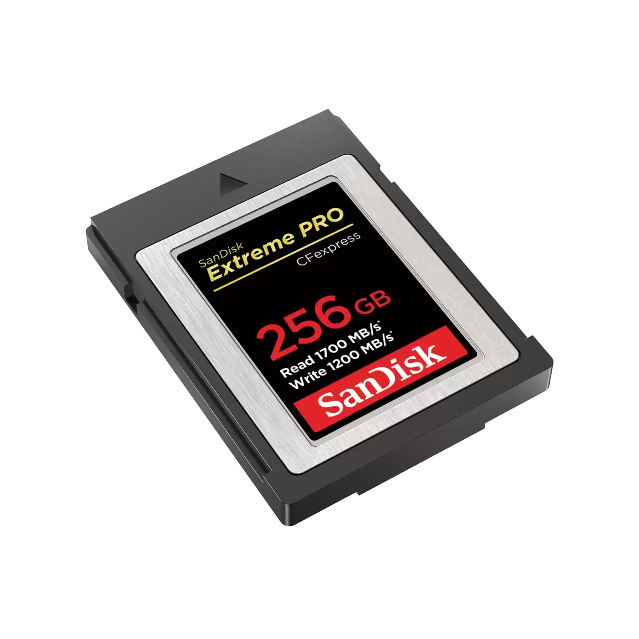 Extreme PRO CF express Type-B 256GB left angled image- Zoom Image