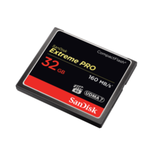Extreme PRO compact flash 32GB right angled image