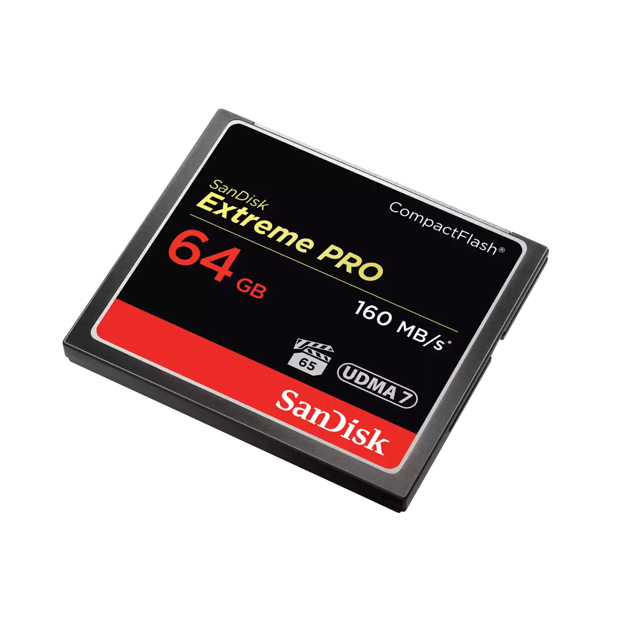 Extreme PRO compact flash 64GB right angled image- Zoom Image