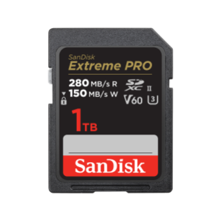 SanDisk Extreme PRO SD UHS-II V60 1TB Front