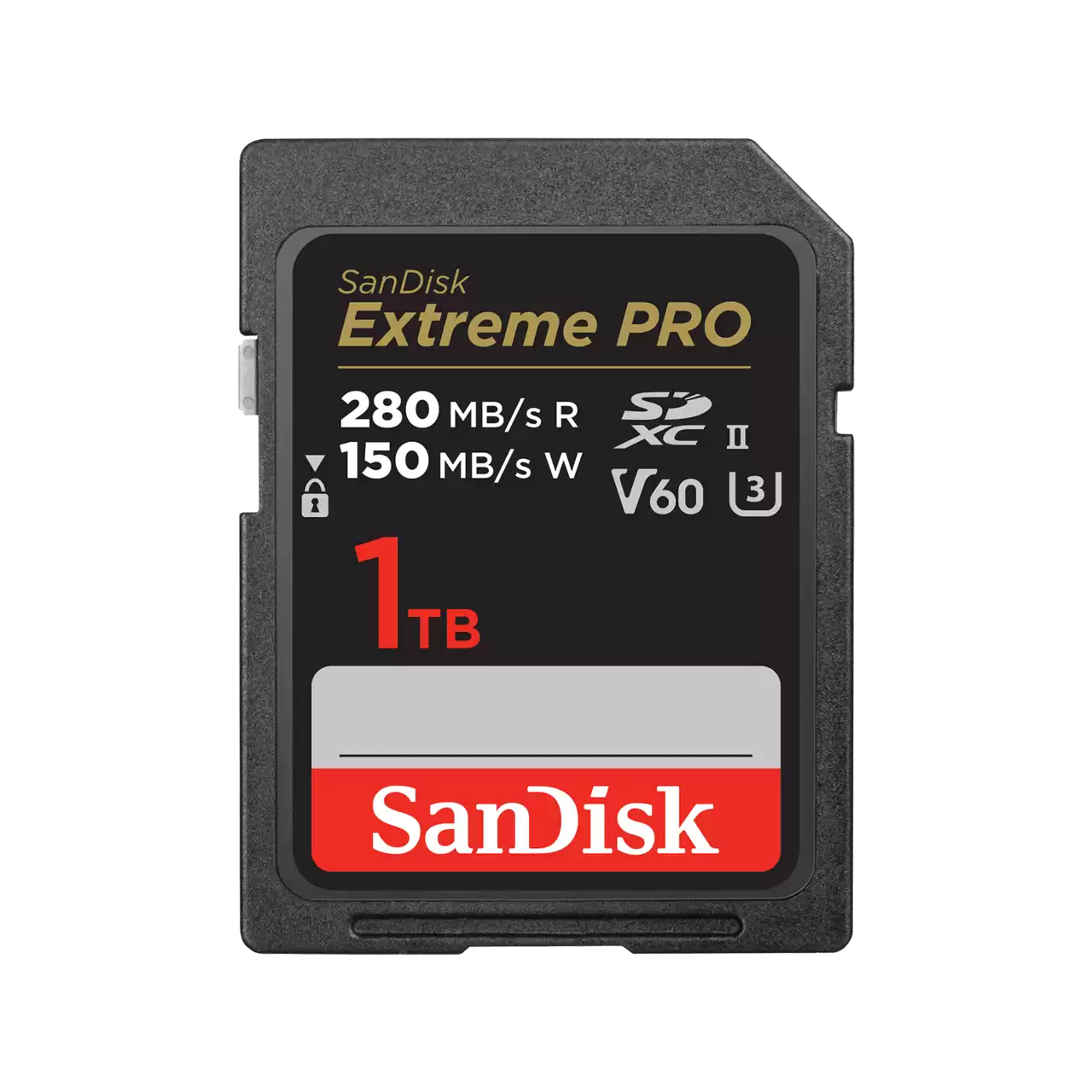 SanDisk Extreme PRO SD UHS-II V60 1TB Front- Zoom Image
