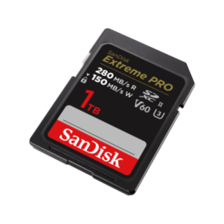 SanDisk Extreme PRO SD UHS-II V60 1TB Right