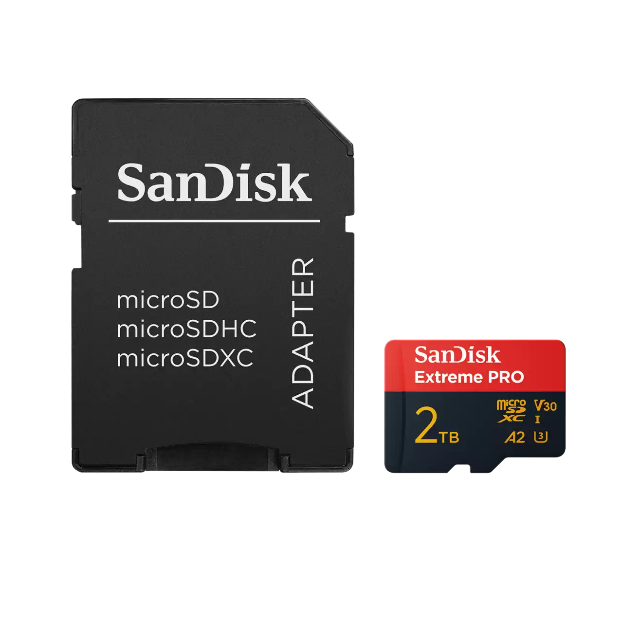 Extreme PRO UHS-I microSD 2TB with adapter product image- Zoom Image