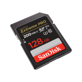 Extreme PRO UHS-I SD 200MB/s 128GB Left