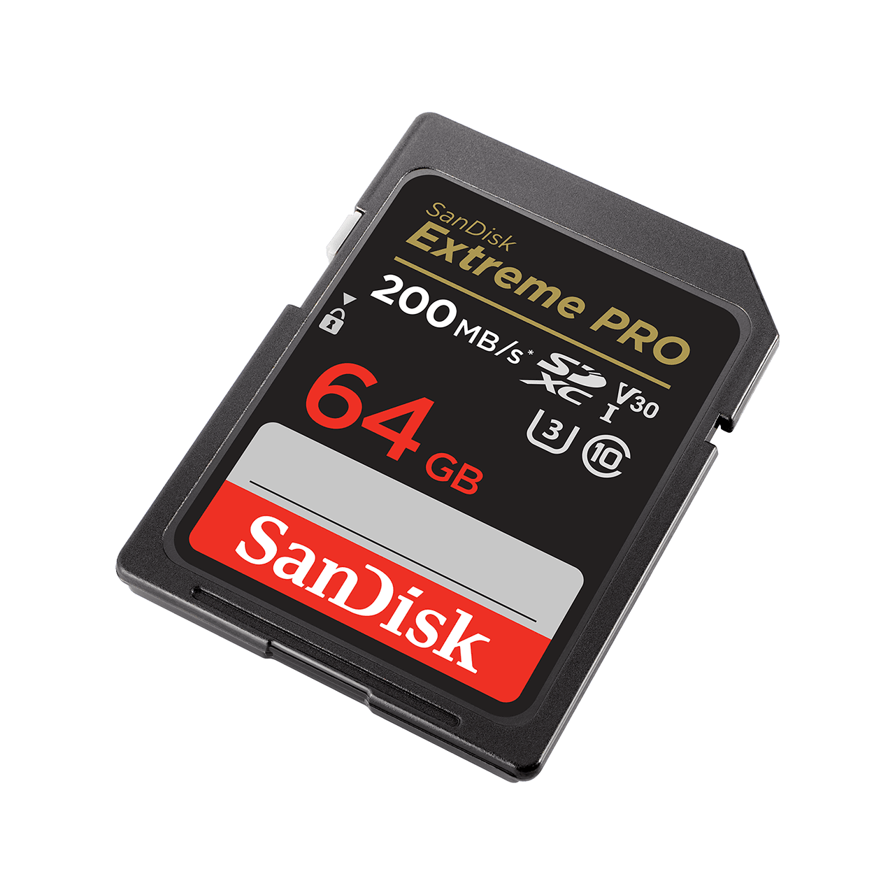 Extreme PRO UHS-I SD 200MB/s 64GB Right
