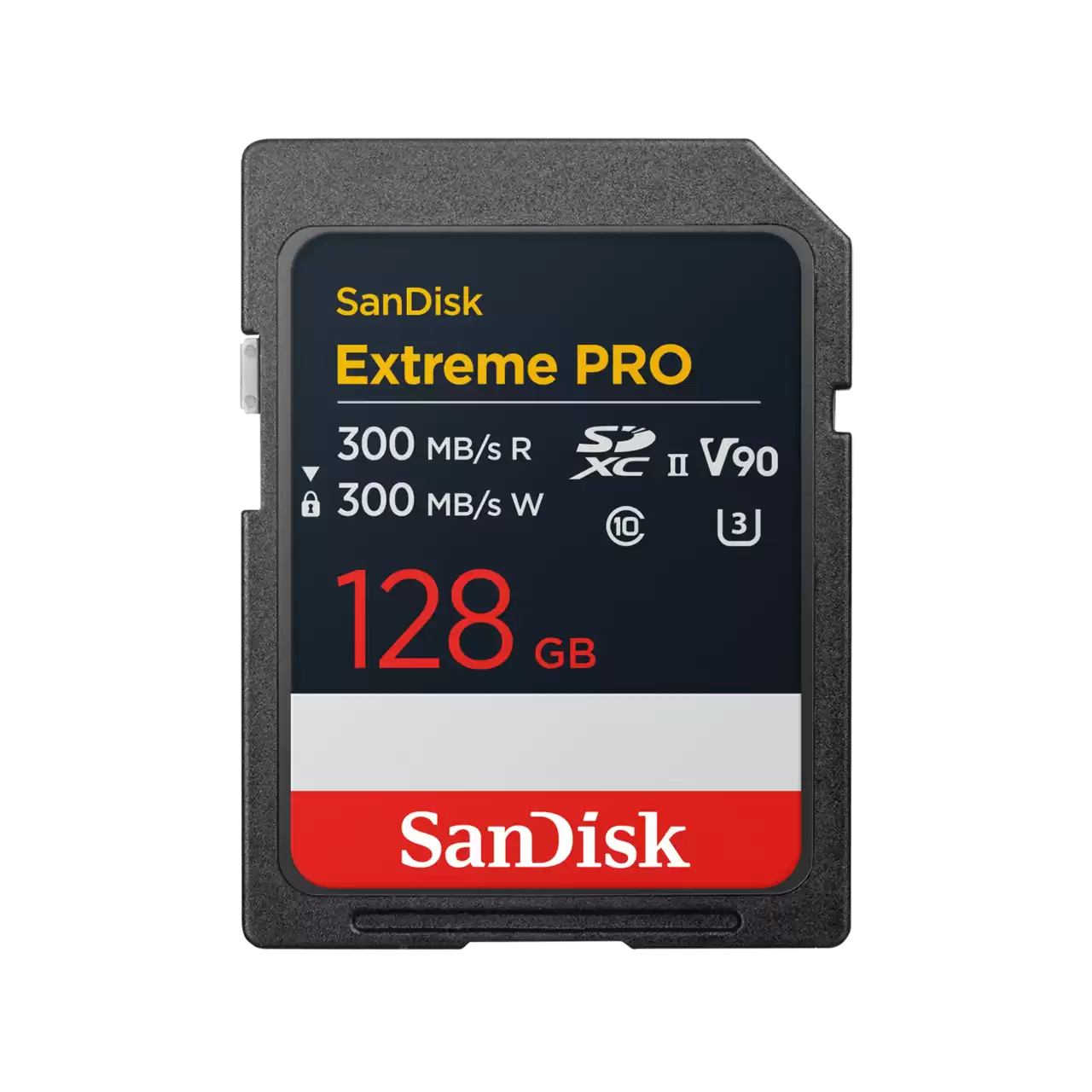 SanDisk Extreme PRO SDXC UHS-II 128GB Front- Zoom Image