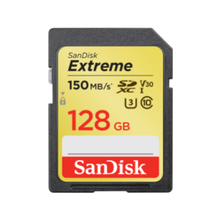 Extreme PRO UHS-I SD 128GB front image