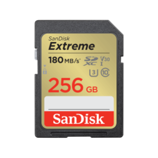 Extreme PRO UHS-I SD 180MB/s 256GB Front