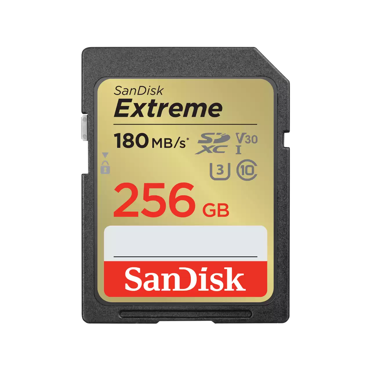 Extreme PRO UHS-I SD 180MB/s 256GB Front- Zoom Image