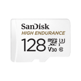 High endurance UHS-I microSD 128GB front image