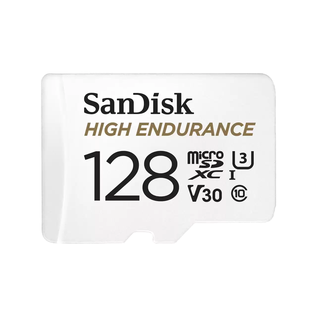 High endurance UHS-I microSD 128GB front image- Zoom Image