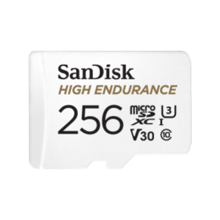 High endurance UHS-I microSD 256GB front image