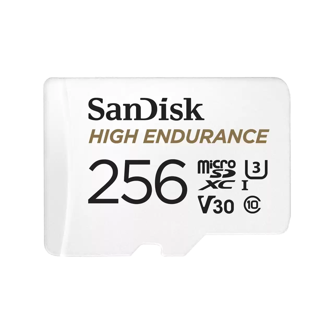 High endurance UHS-I microSD 256GB front image- Zoom Image
