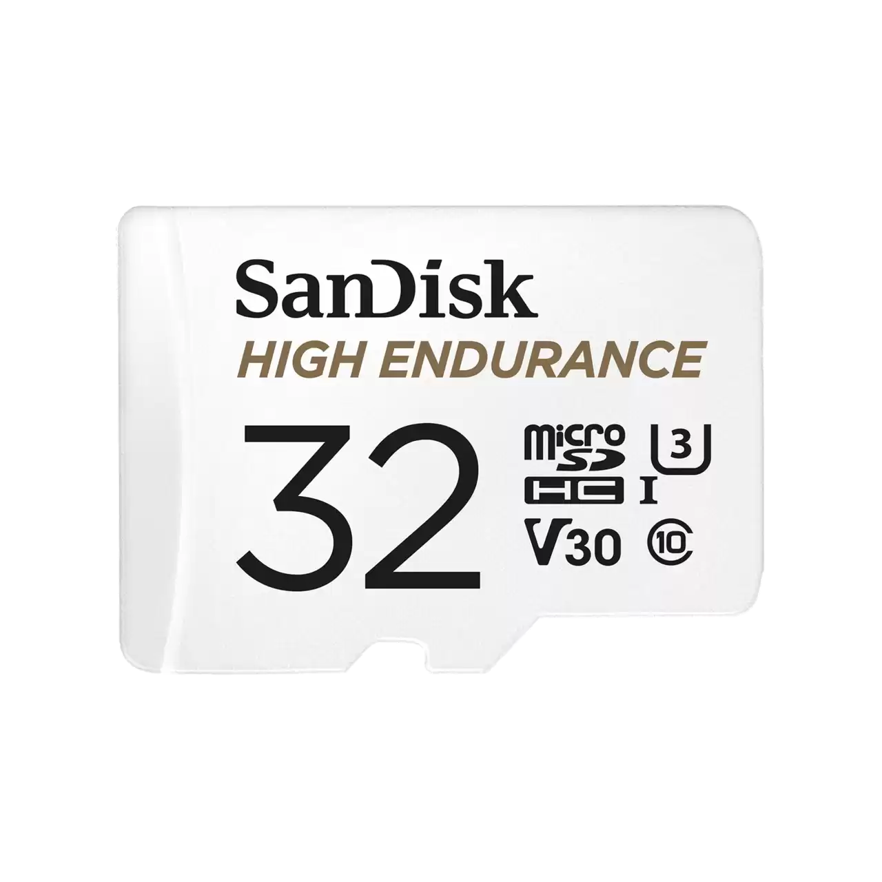 High endurance UHS-I microSD 32GB front image- Zoom Image