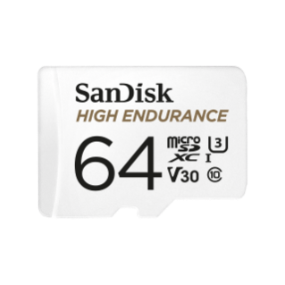 High endurance UHS-I microSD 64GB front image