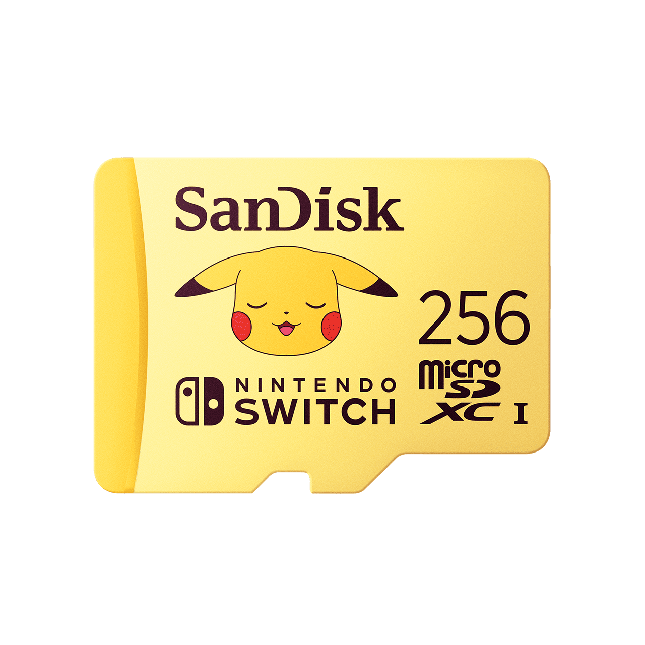 SanDisk Pok\u00E9mon\u2122 Pikachu microSD\u2122 Card - 256GB - Image1