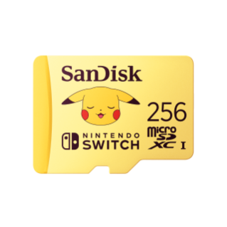 SanDisk Pokémon™ Pikachu microSD™ Card - 256GB